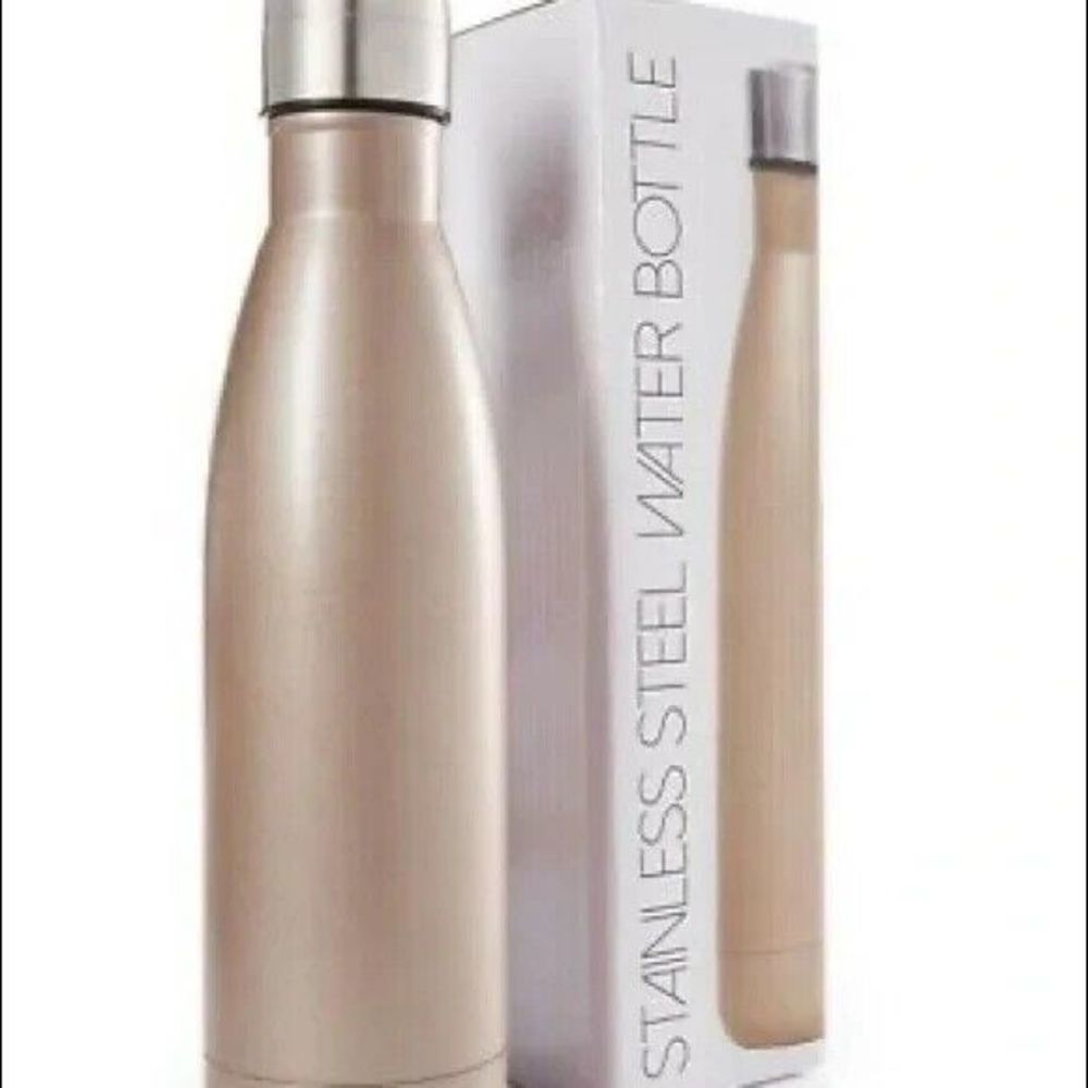 NIB 18/8 Stainless Steel Water Bottle Rose Gold, New in Box 25 oz